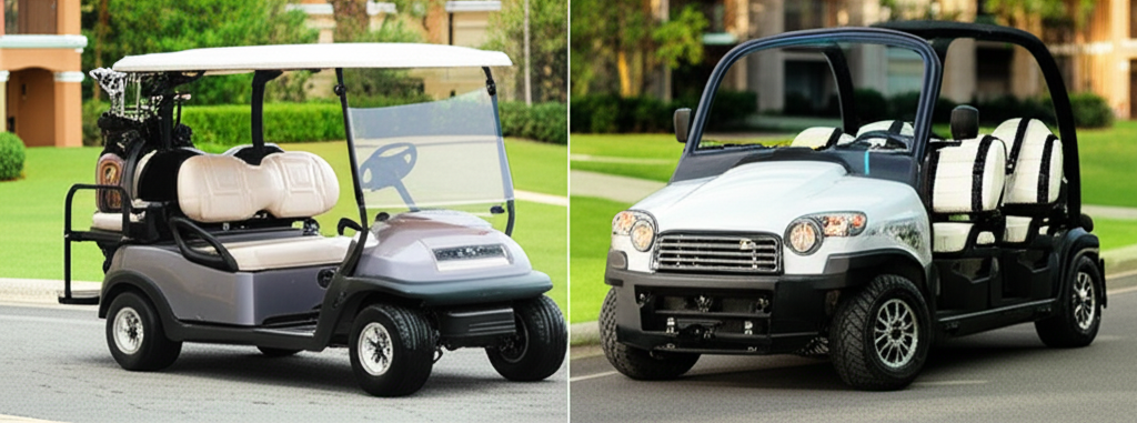 Golf cart vs LSV comparison
